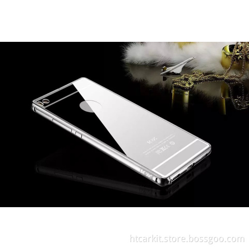 Hot sales Original KXX Aluminum Bumper cell phone Mirror Case For Huawei P8